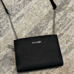 steve madden black crossbody bag